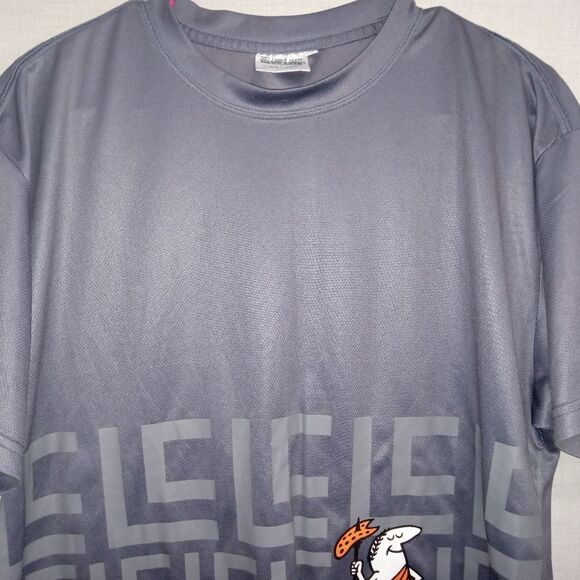Little Caesars Employee Shirt Size Large Unisex Gray Work Top Workwear - Picture 3 of 11